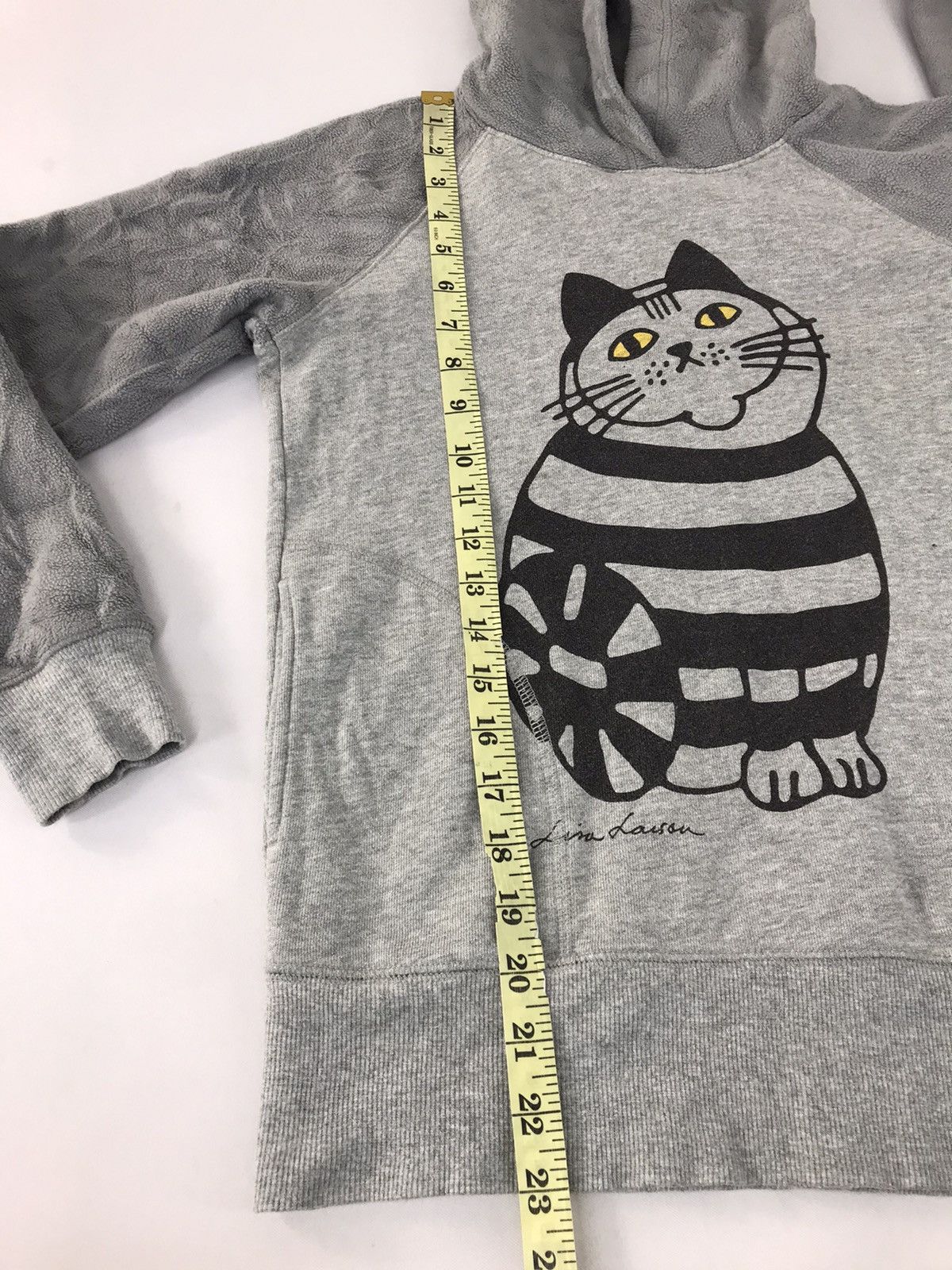 Japanese Brand Lisa Larson Art Pull Over Hoodies Cat Logo K497j Size US S / EU 44-46 / 1 - 8 Thumbnail