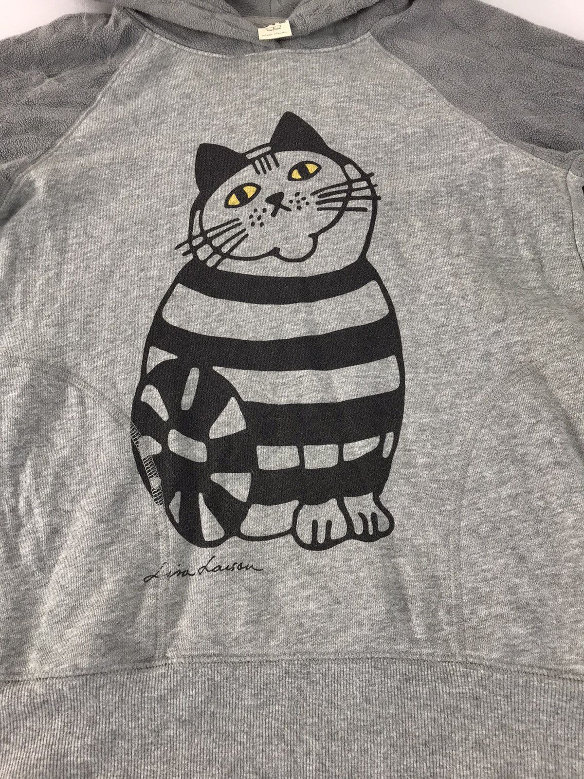 Japanese Brand Lisa Larson Art Pull Over Hoodies Cat Logo K497j Size US S / EU 44-46 / 1 - 2 Thumbnail