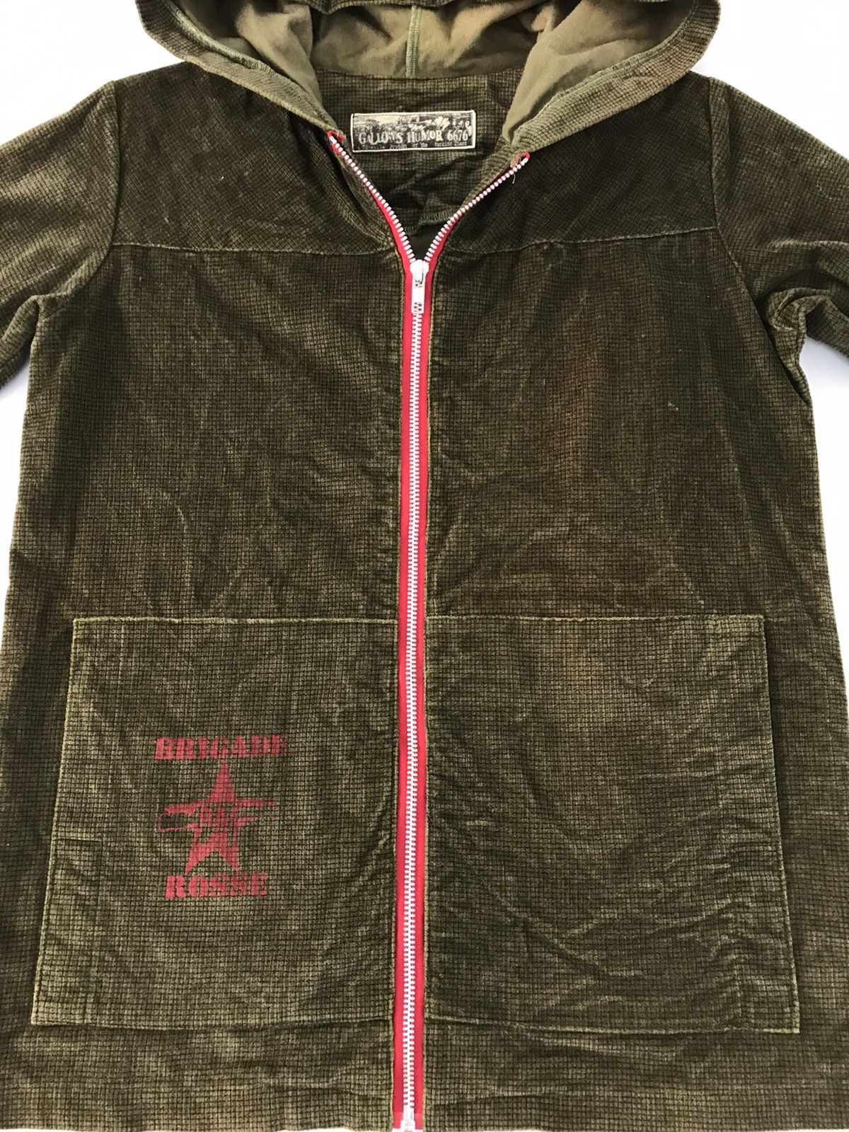 Japanese Brand × Vintage Gallows Humor 6676 Brigade Rosse Hoodies Zipper Style Size US M / EU 48-50 / 2 - 3 Thumbnail
