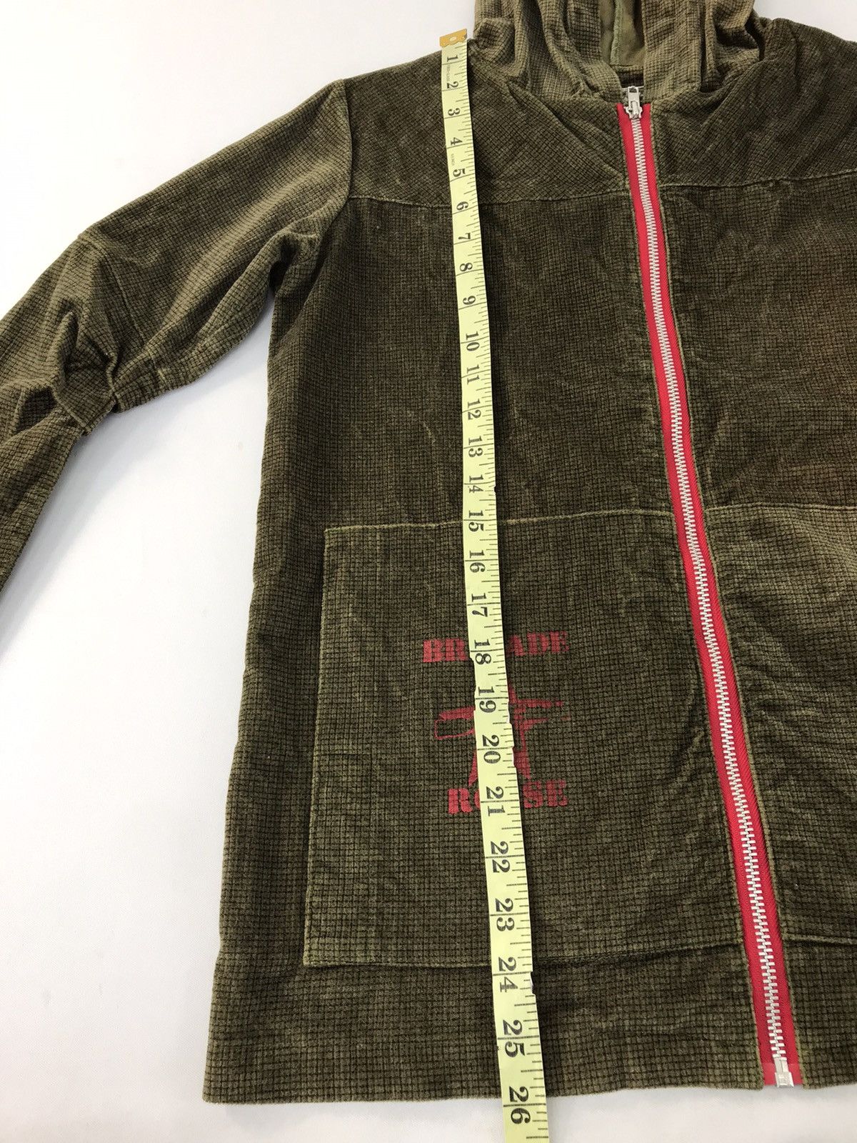 Japanese Brand × Vintage Gallows Humor 6676 Brigade Rosse Hoodies Zipper Style Size US M / EU 48-50 / 2 - 9 Thumbnail