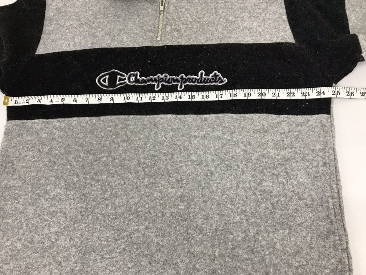 Champion × Vintage Vintage Champions Striped Block Half Zip Spell Out Style Size US L / EU 52-54 / 3 - 4 Thumbnail