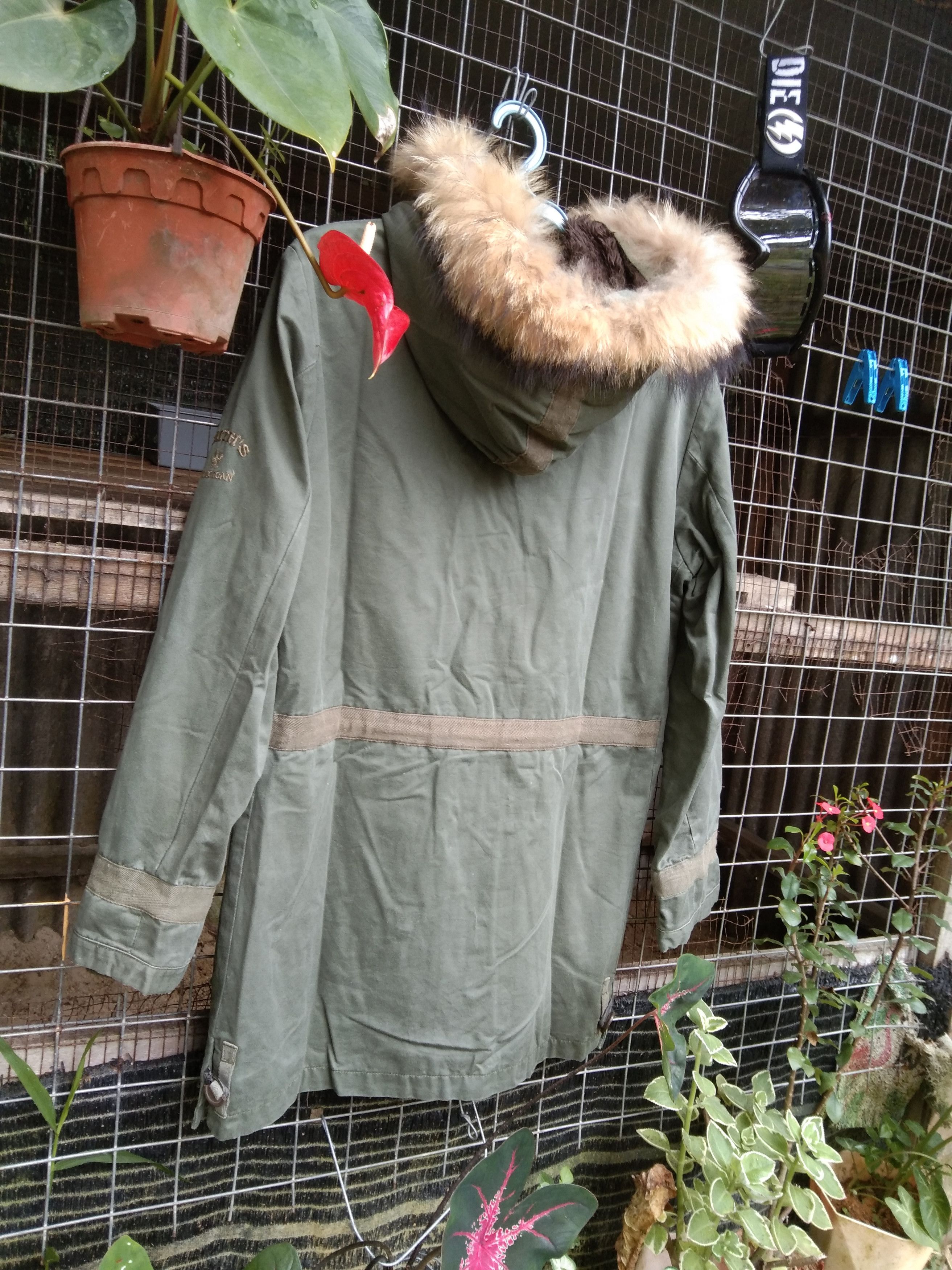 Vintage VINTAGE SMITH'S AMERICANA FAUX FUR HOODIE JACKET Size US M / EU 48-50 / 2 - 9 Thumbnail
