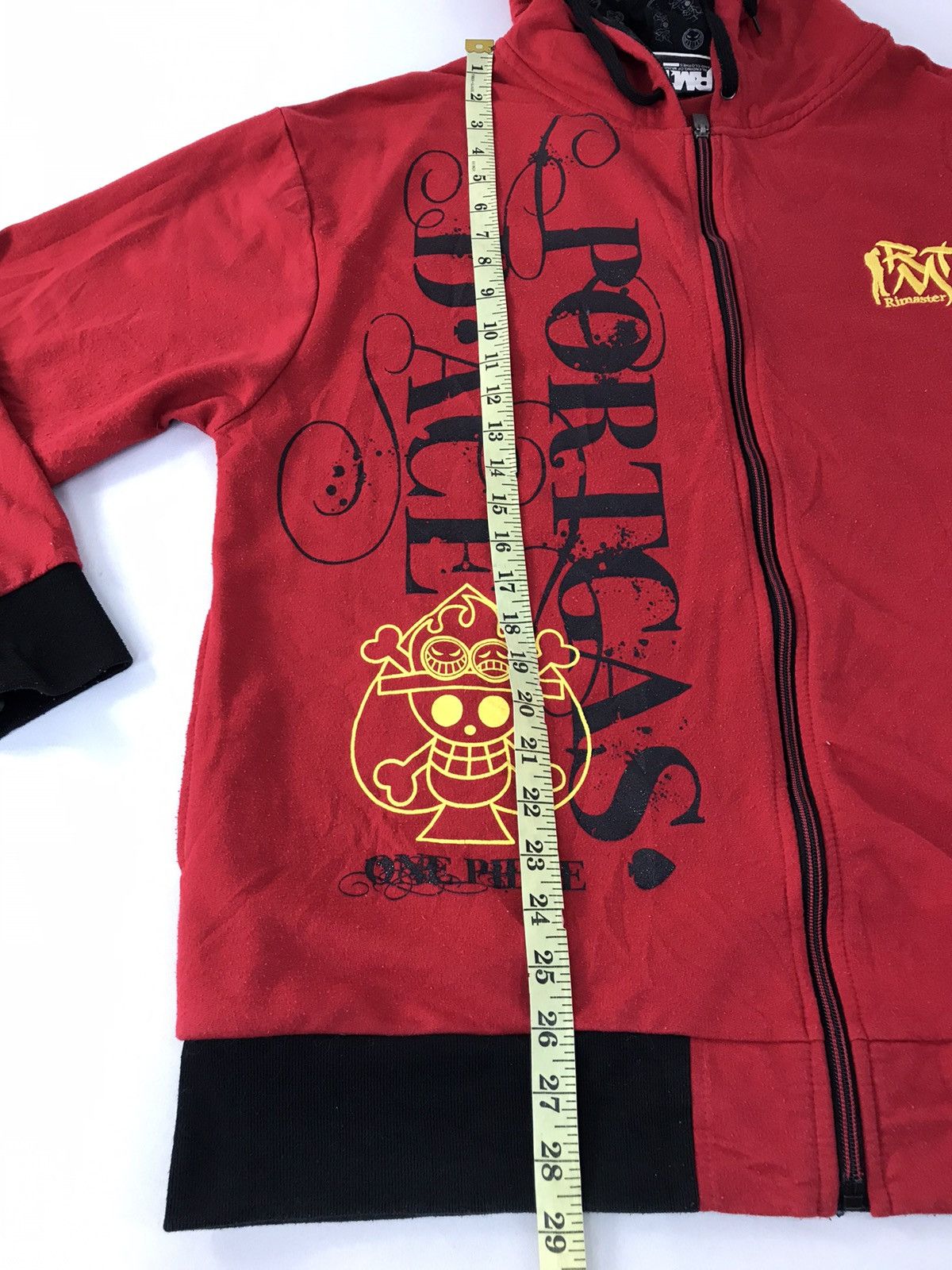 Anime × Japanese Brand × One Piece Rimaster One Piece Portgas D Hiken No Ace Big Printed Size US XL / EU 56 / 4 - 13 Thumbnail