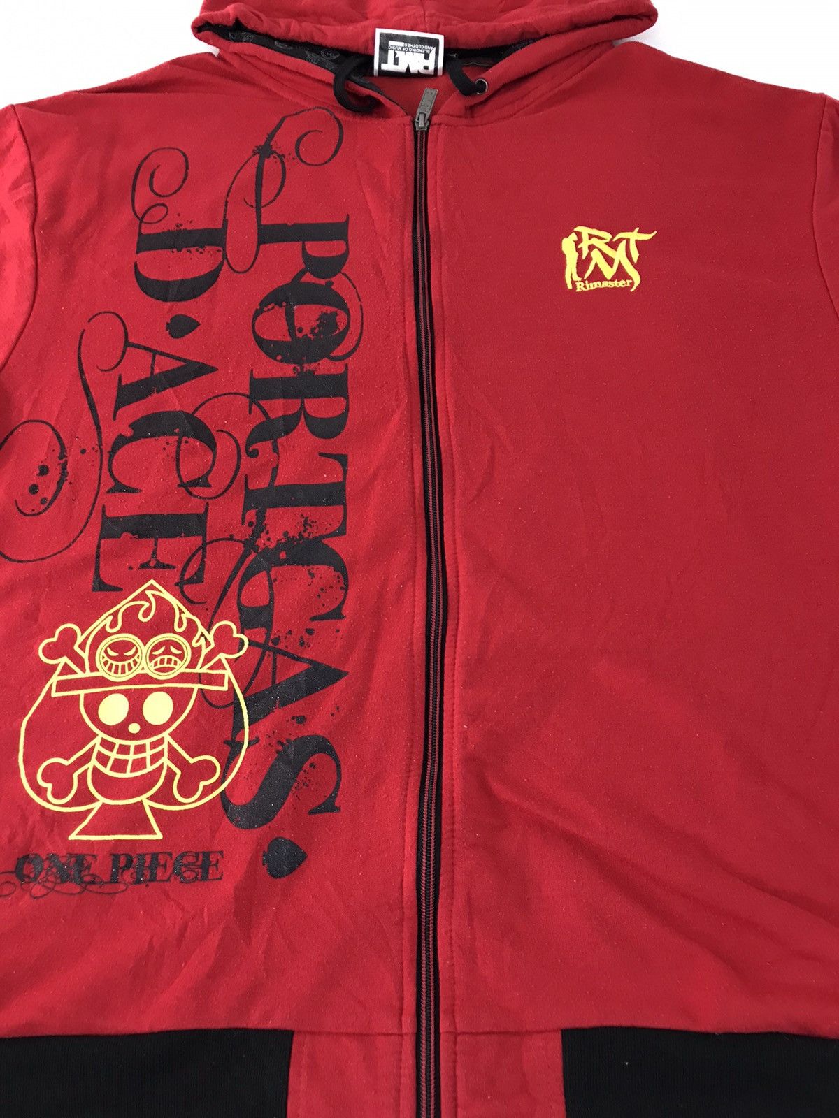 Anime × Japanese Brand × One Piece Rimaster One Piece Portgas D Hiken No Ace Big Printed Size US XL / EU 56 / 4 - 3 Thumbnail