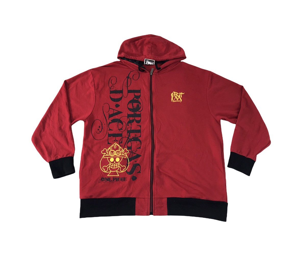 Anime × Japanese Brand × One Piece Rimaster One Piece Portgas D Hiken No Ace Big Printed Size US XL / EU 56 / 4 - 2 Thumbnail