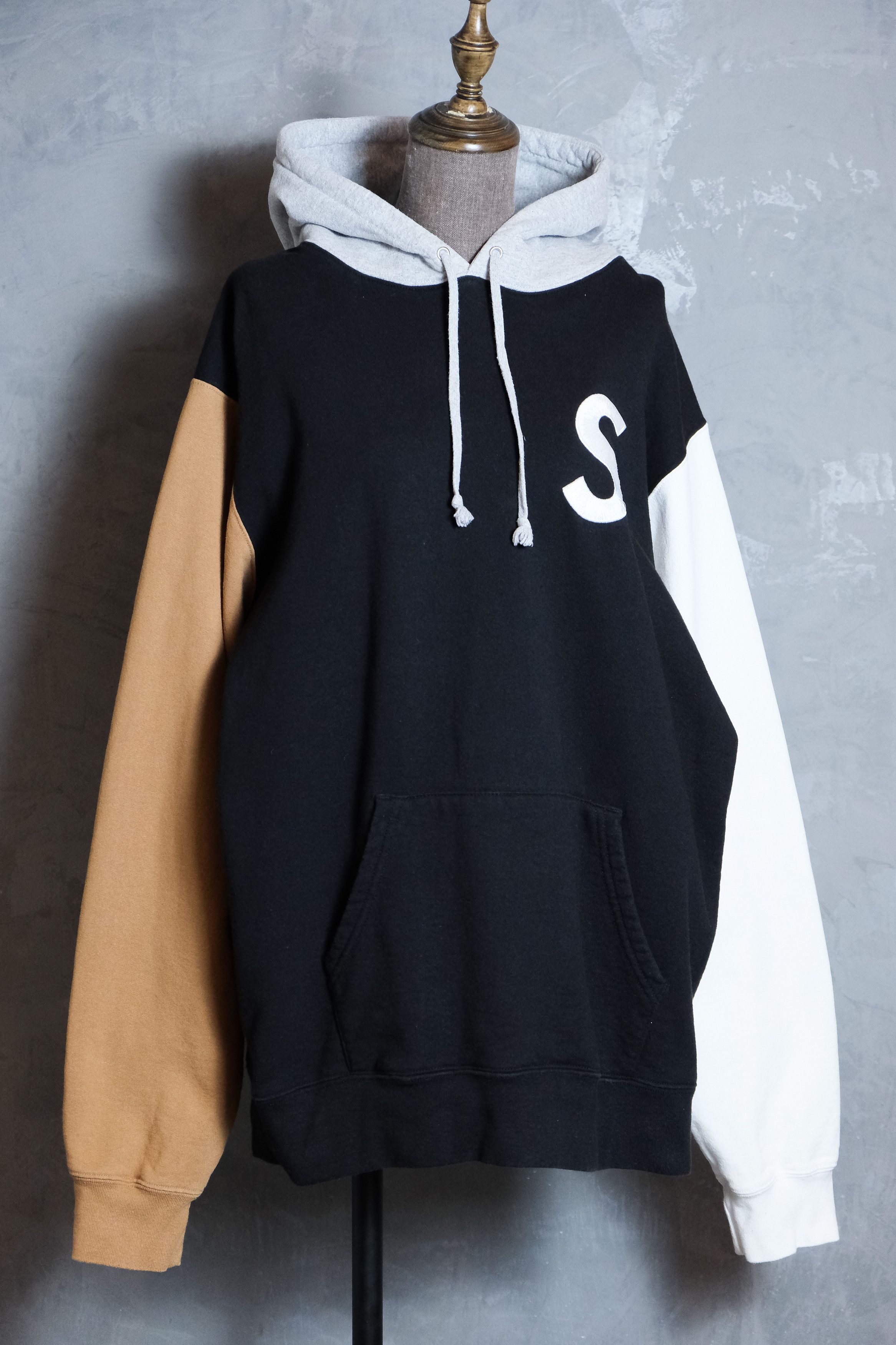 Supreme Supreme 19S/S S Logo Colorblocked Hoodie | Grailed