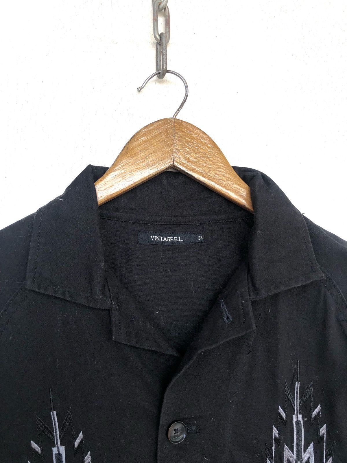 Other GRAIL🔥Chimayo Navajo Flag Black Button Up Shirt Size US S / EU 44-46 / 1 - 4 Thumbnail