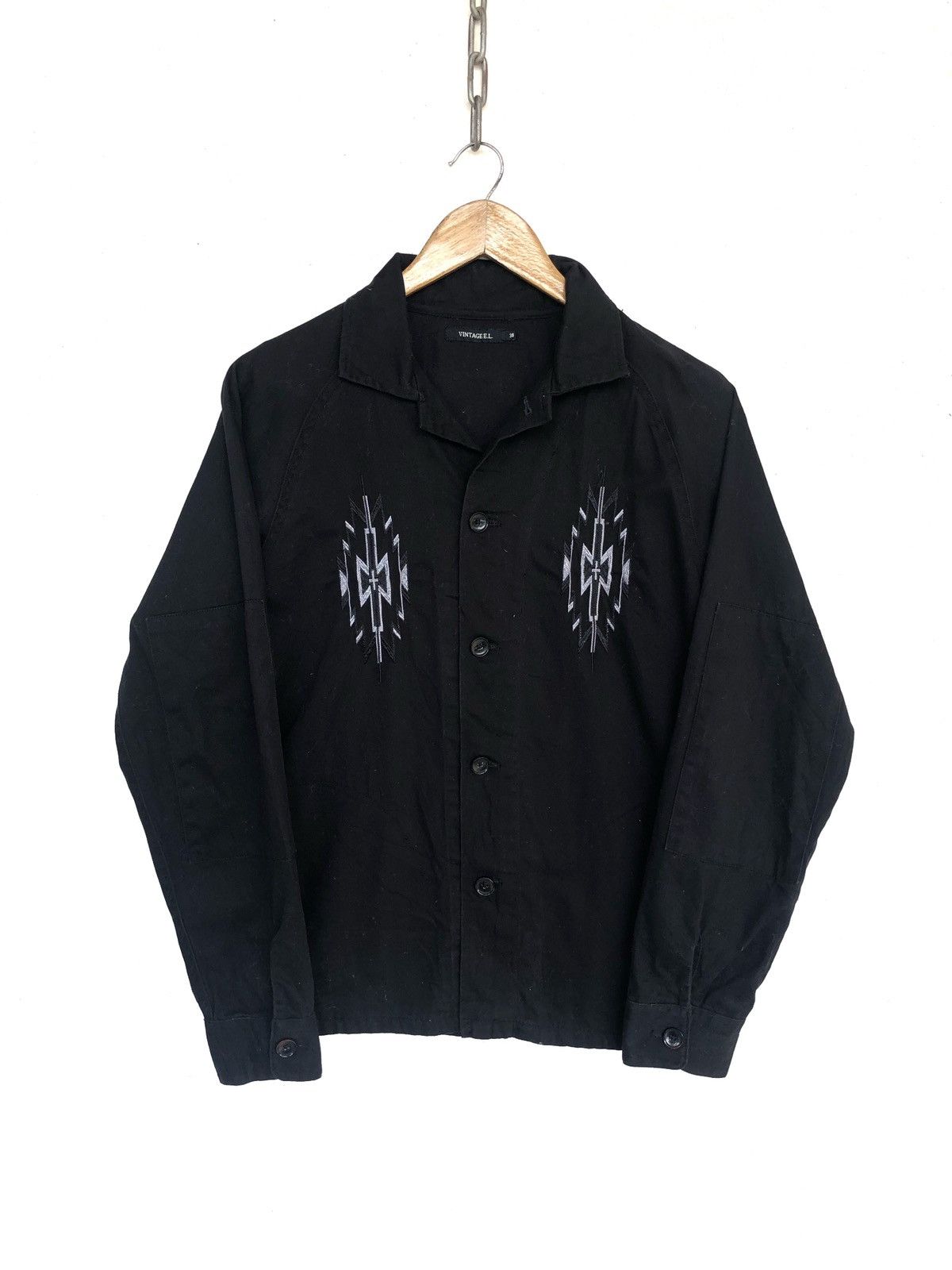 Other GRAIL🔥Chimayo Navajo Flag Black Button Up Shirt Size US S / EU 44-46 / 1 - 1 Thumbnail