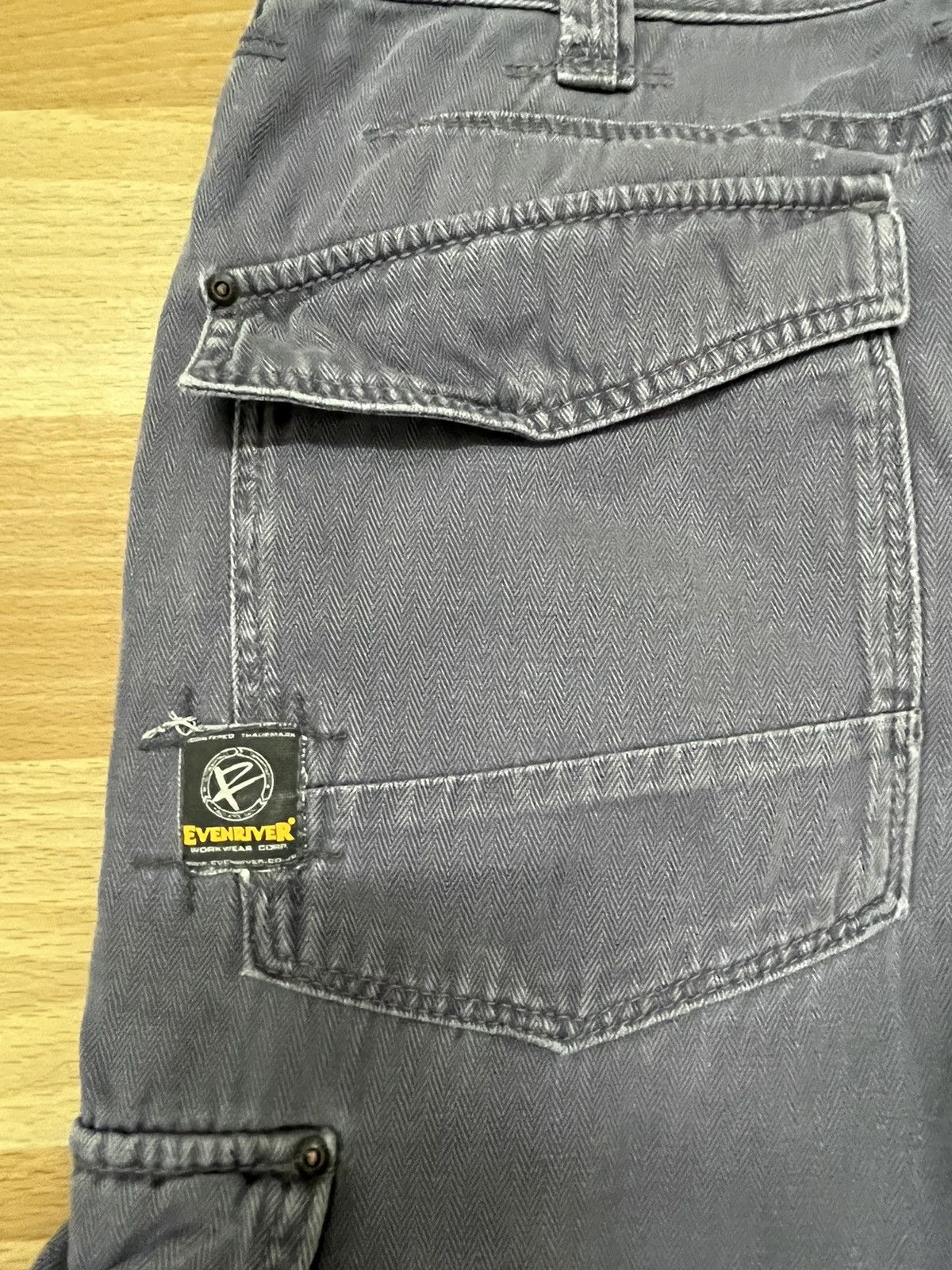 Japanese Brand × Vintage EvenRiver baggy Cargo Pocket Japanase Brand Faded Distressed Size US 30 / EU 46 - 13 Thumbnail