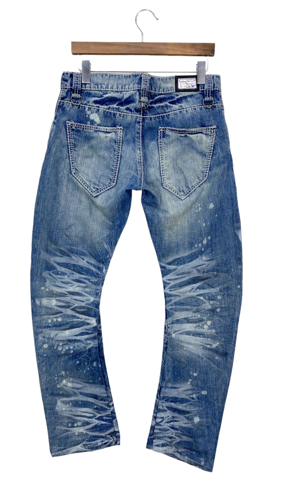 BUFFALO BOBS Japanese Brand Buffalo Bobs J-Cut Camo Flare Jeans Acid Wash Size US 31 - 2 Thumbnail