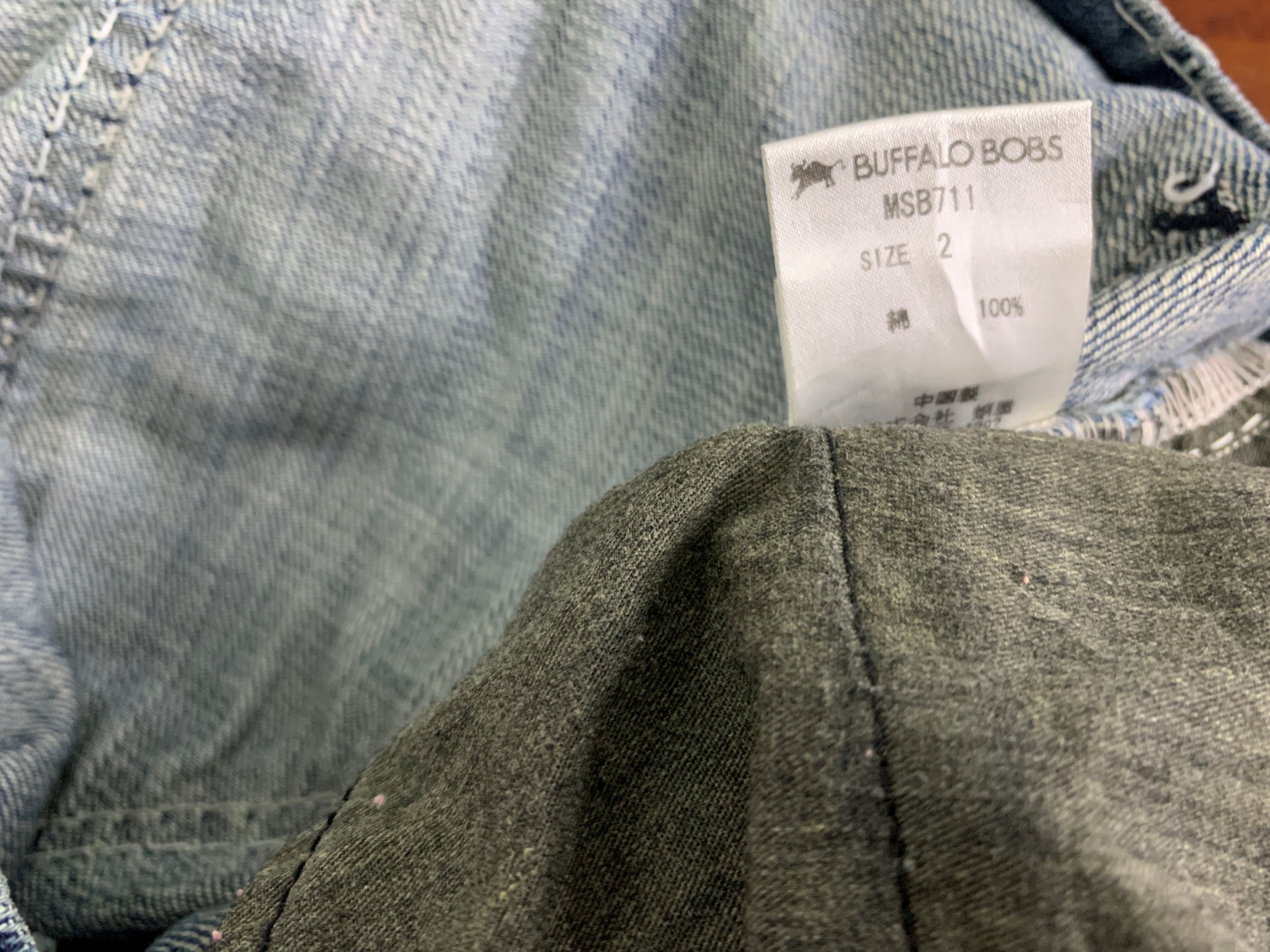BUFFALO BOBS Japanese Brand Buffalo Bobs J-Cut Camo Flare Jeans Acid Wash Size US 31 - 13 Thumbnail