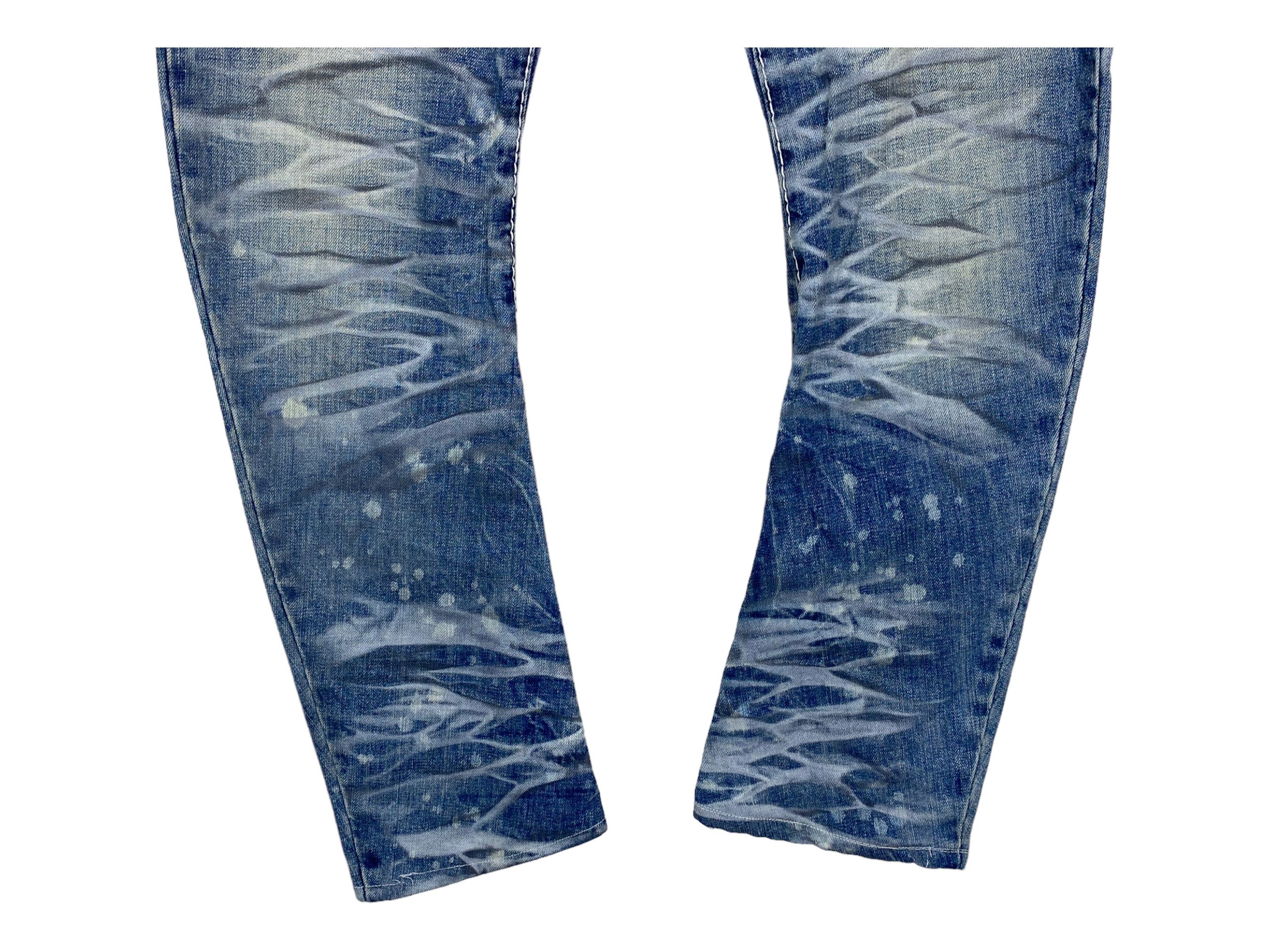 BUFFALO BOBS Japanese Brand Buffalo Bobs J-Cut Camo Flare Jeans Acid Wash Size US 31 - 6 Thumbnail