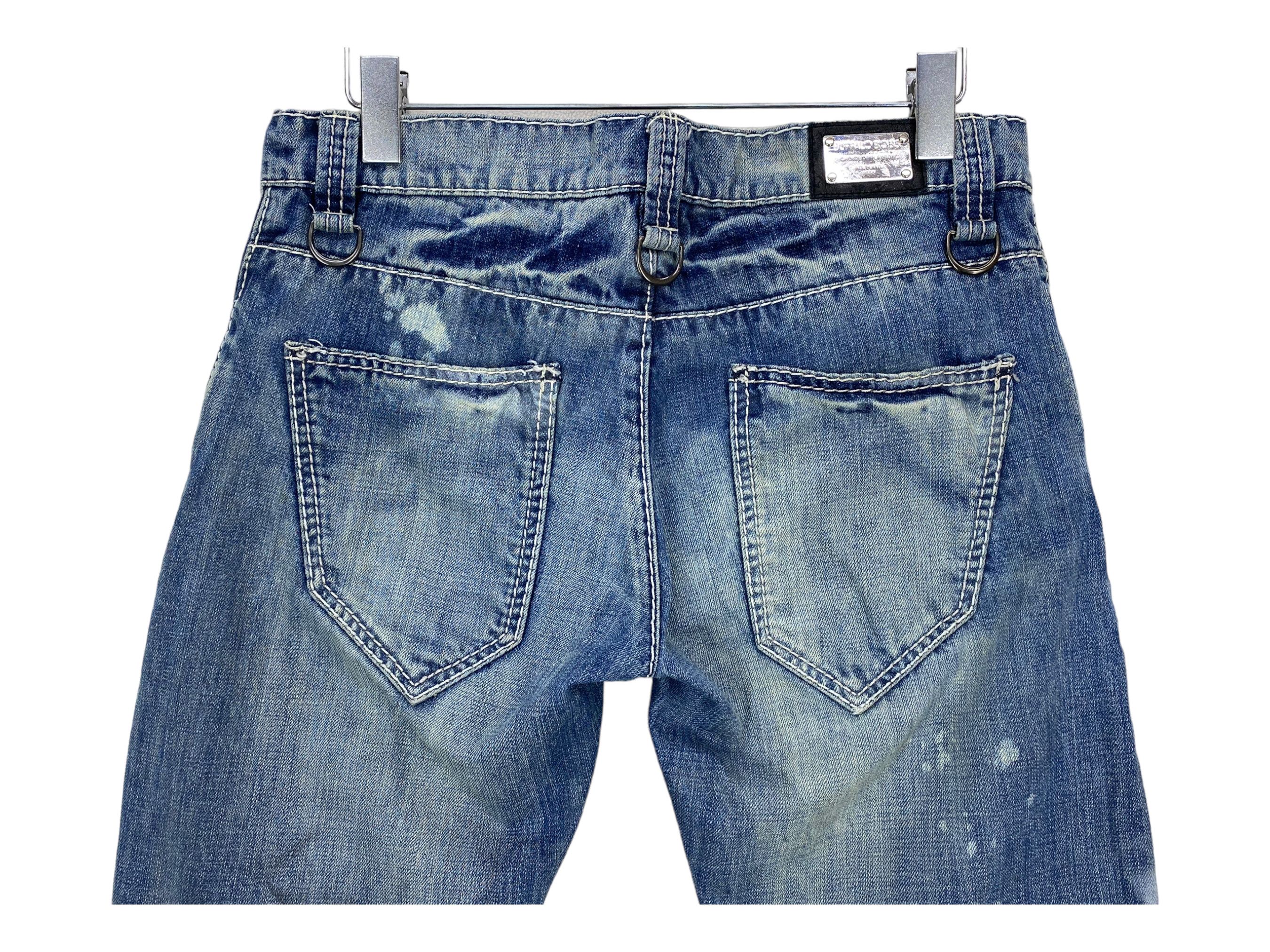 BUFFALO BOBS Japanese Brand Buffalo Bobs J-Cut Camo Flare Jeans Acid Wash Size US 31 - 7 Thumbnail