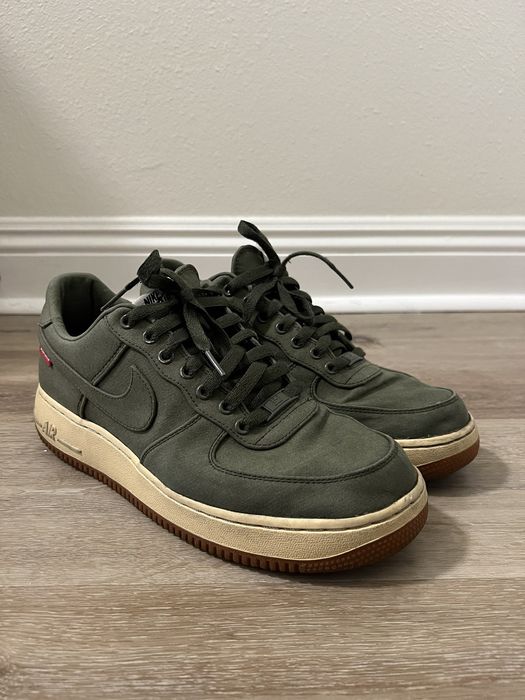 Supreme Supreme Air Force 1 Low Premium 08 NRG Cargo Khaki | Grailed