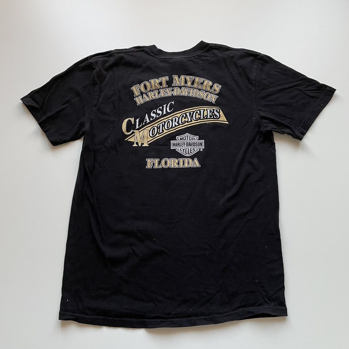 Harley Davidson × Vintage Vintage 2000s Harley Davidson Motorcycles Graphic T Shirt Size US L / EU 52-54 / 3 - 3 Thumbnail