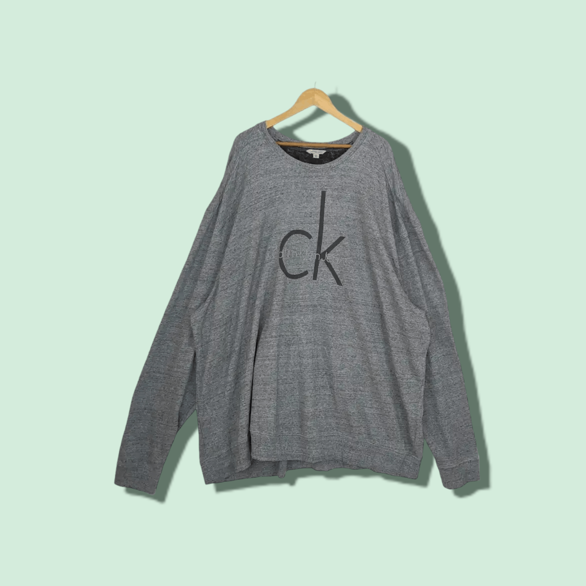 Calvin Klein CALVIN CLEIN CK Big Logo Big Size 5XL Jumper Sweatshirt Size US XXL / EU 58 / 5 - 1 Thumbnail