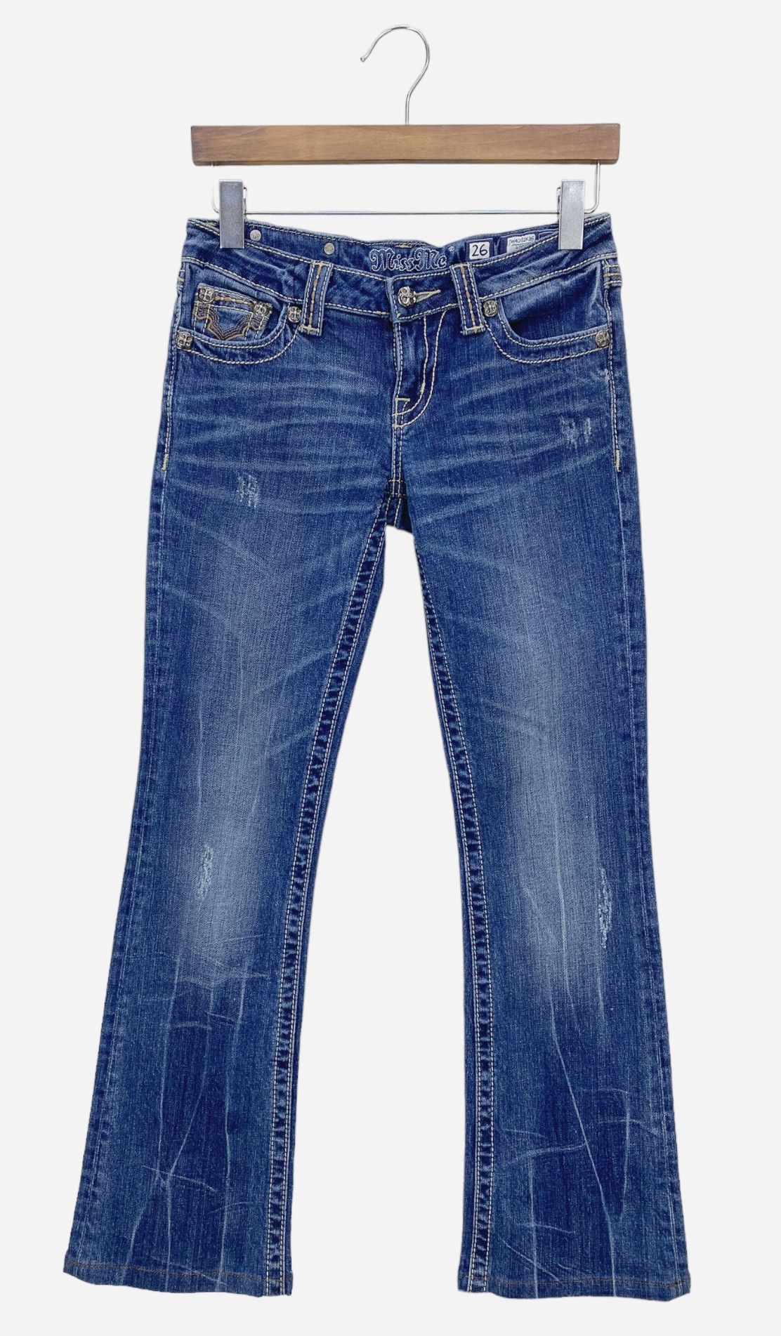 Miss Me Miss Me Jeans Flare Jeans Embellished Jeans Size 26" / US 2 / IT 38 - 1 Thumbnail