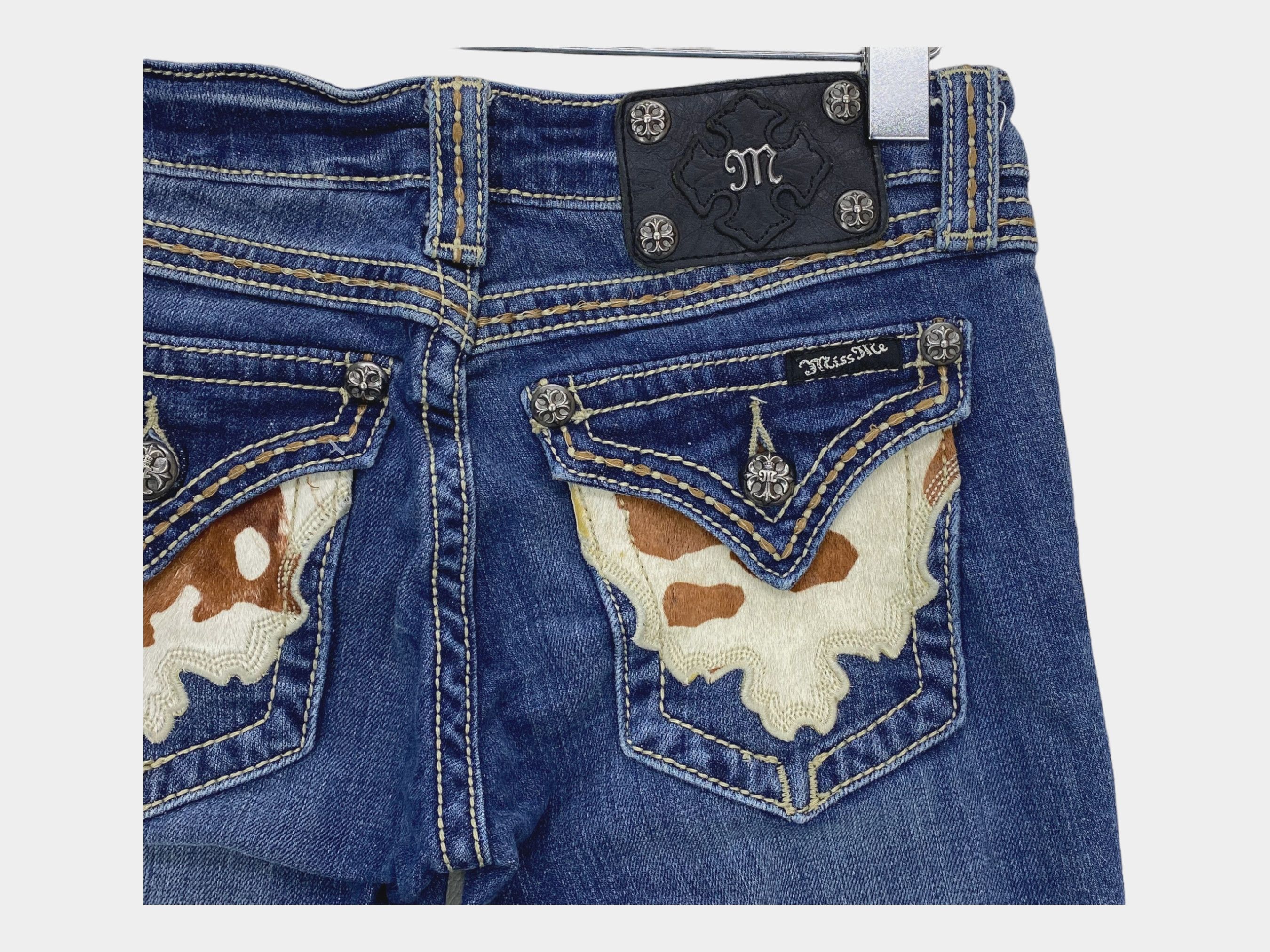 Miss Me Miss Me Jeans Flare Jeans Embellished Jeans Size 26" / US 2 / IT 38 - 11 Thumbnail