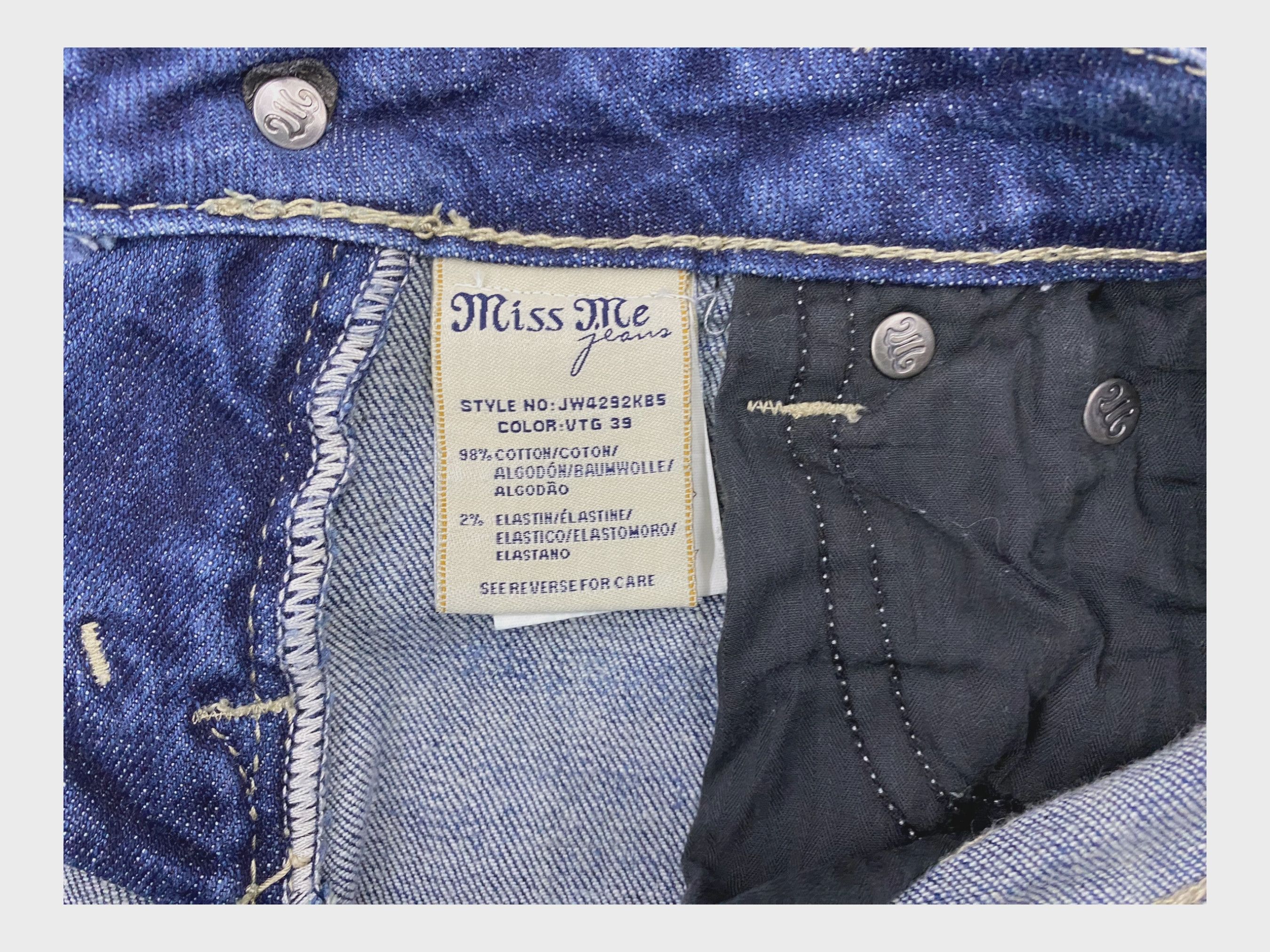 Miss Me Miss Me Jeans Flare Jeans Embellished Jeans Size 26" / US 2 / IT 38 - 10 Thumbnail