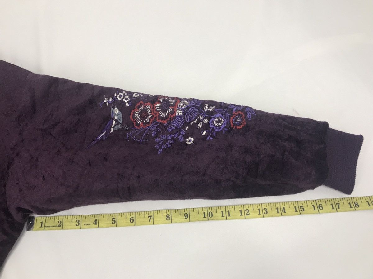 Japanese Brand Dukkah Souvernir Sukajan Suka Jacket Flora Embroidery Size L / US 10 / IT 46 - 7 Thumbnail