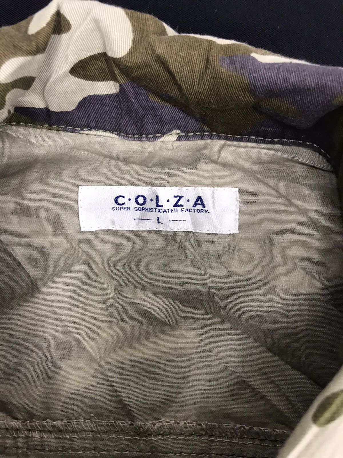 Japanese Brand Colza C.O.L.Z.A Streetwear Brand Camouflage Military Jacket Size S / US 4 / IT 40 - 6 Thumbnail