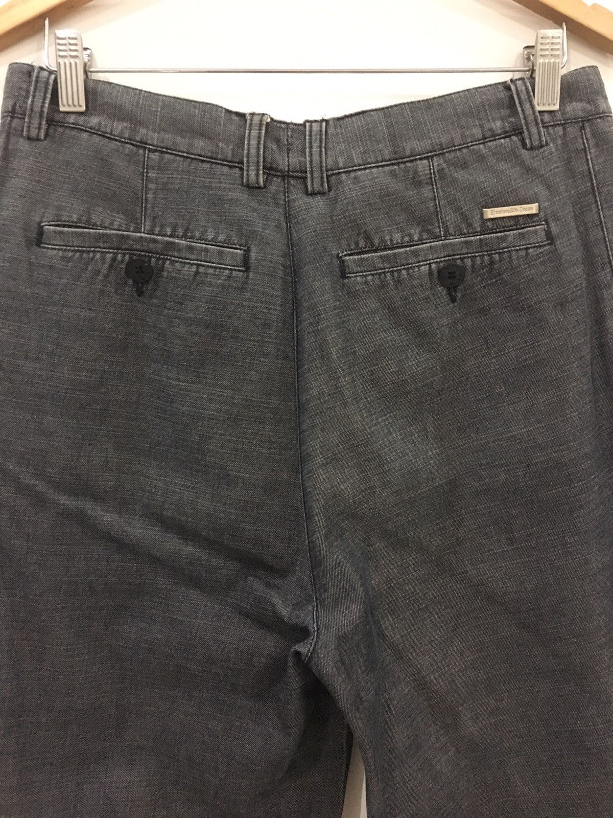 Designer × Ermenegildo Zegna BAGGY PANT / HIGH RISE / DARK HEATHER GREY COLOUR Size US 32 / EU 48 - 11 Thumbnail