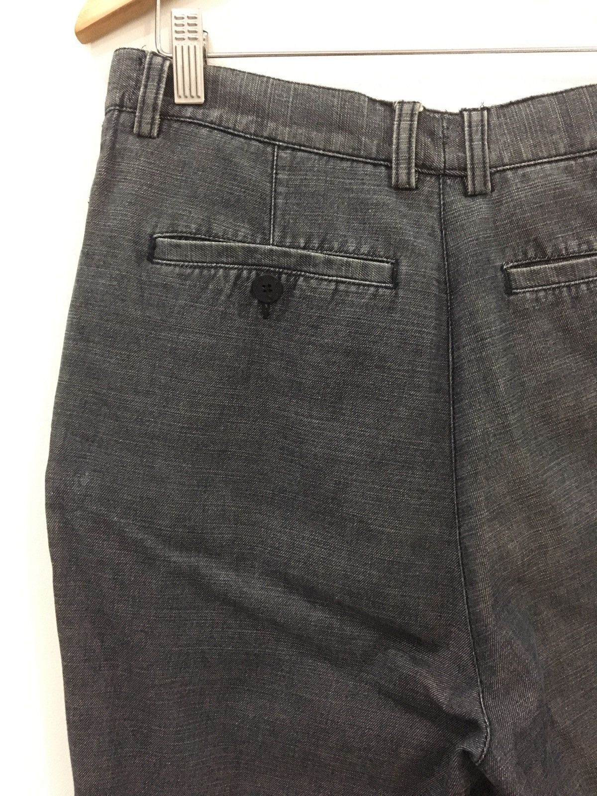 Designer × Ermenegildo Zegna BAGGY PANT / HIGH RISE / DARK HEATHER GREY COLOUR Size US 32 / EU 48 - 12 Thumbnail