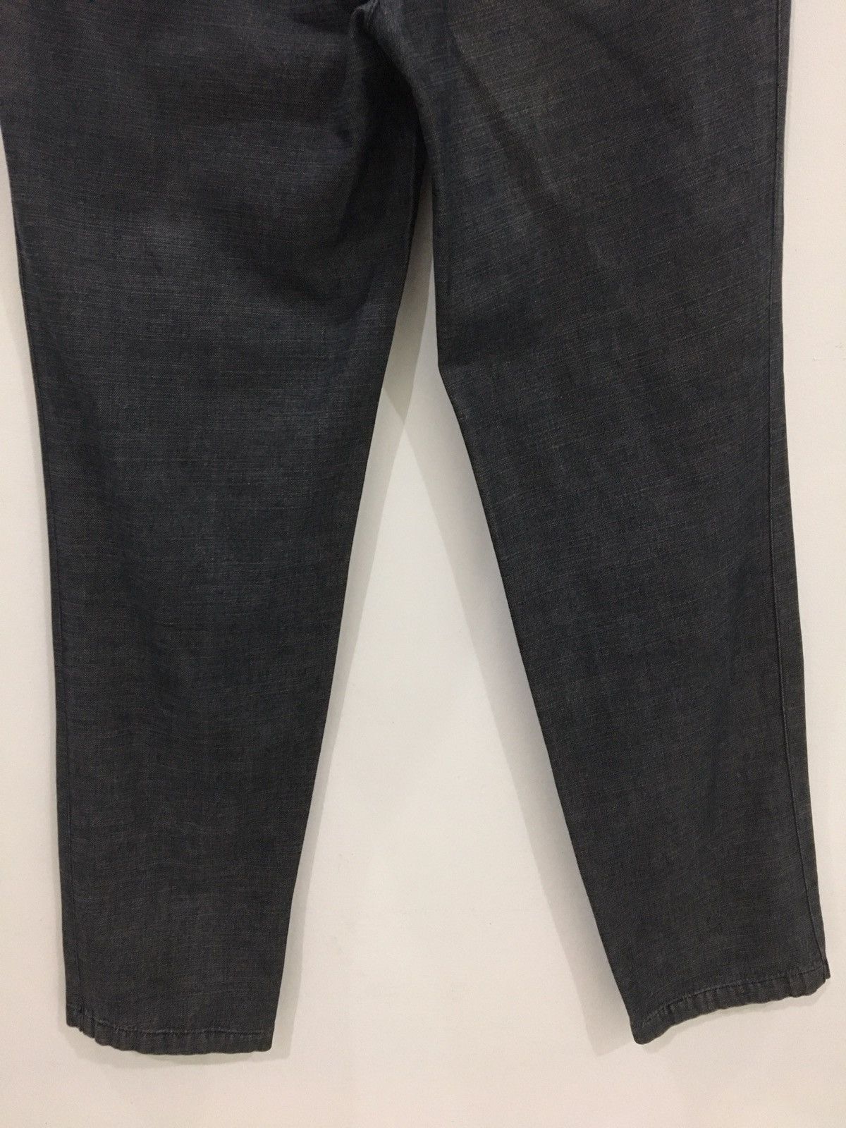 Designer × Ermenegildo Zegna BAGGY PANT / HIGH RISE / DARK HEATHER GREY COLOUR Size US 32 / EU 48 - 10 Thumbnail