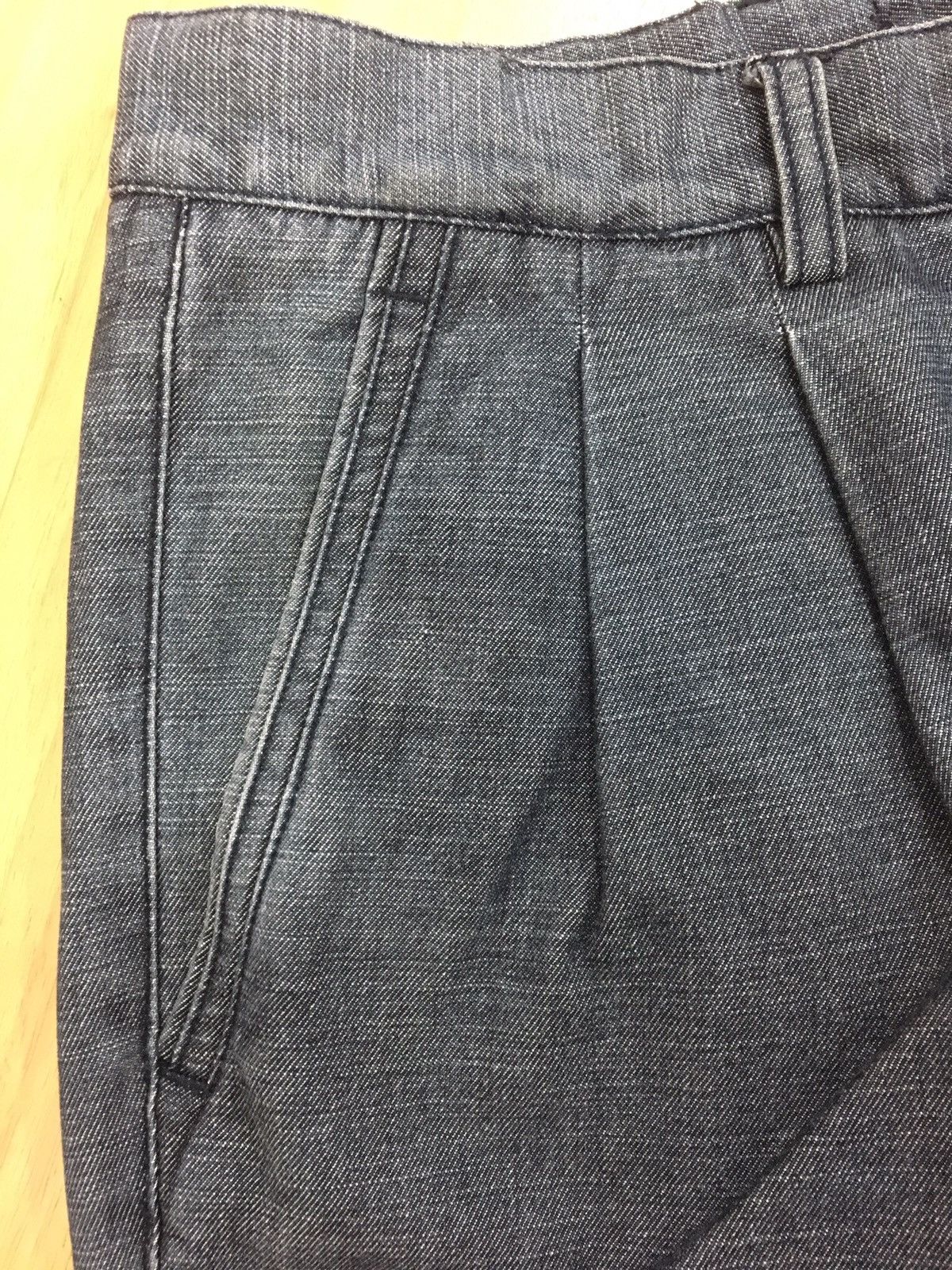 Designer × Ermenegildo Zegna BAGGY PANT / HIGH RISE / DARK HEATHER GREY COLOUR Size US 32 / EU 48 - 13 Thumbnail
