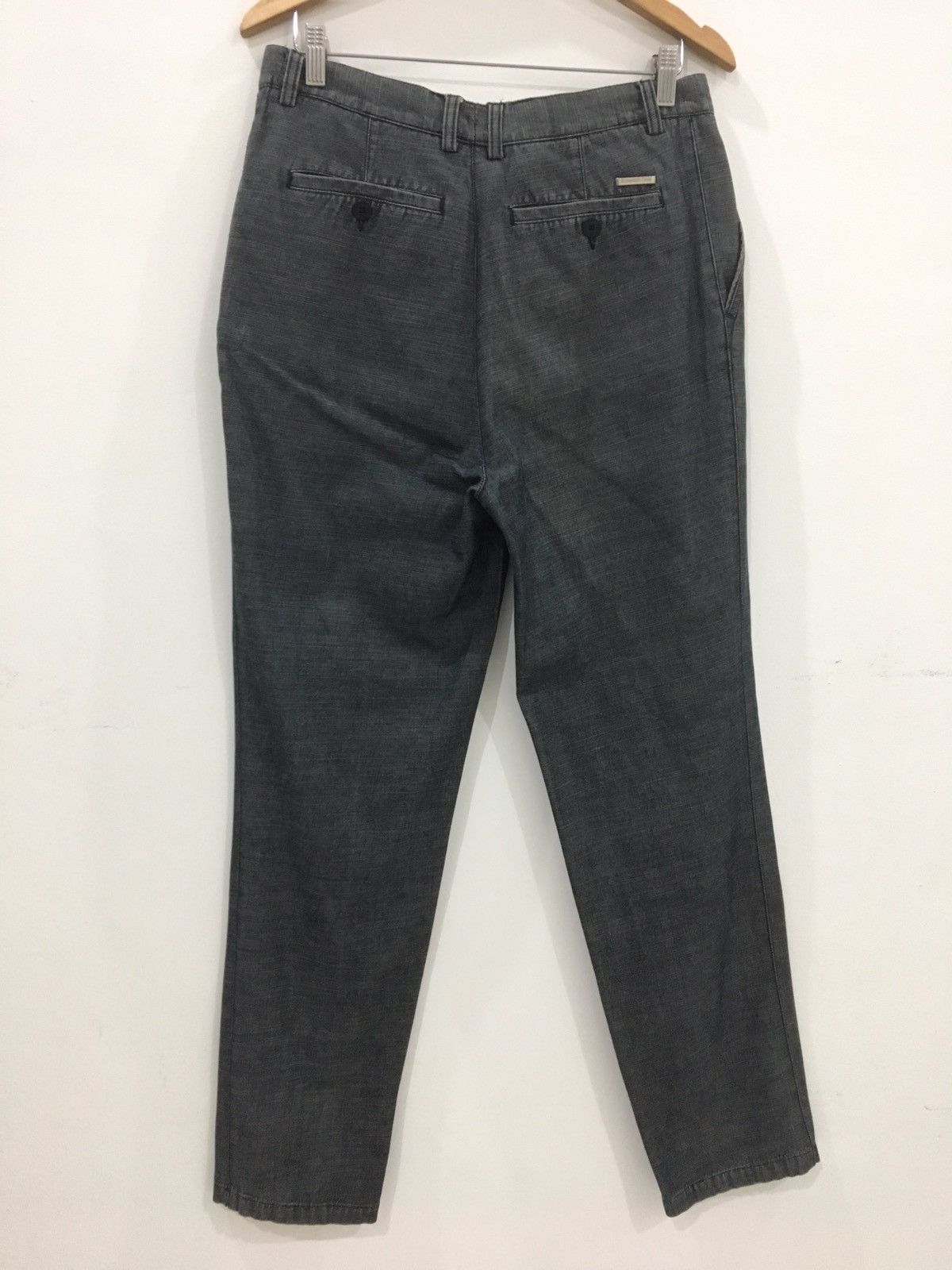 Designer × Ermenegildo Zegna BAGGY PANT / HIGH RISE / DARK HEATHER GREY COLOUR Size US 32 / EU 48 - 9 Thumbnail