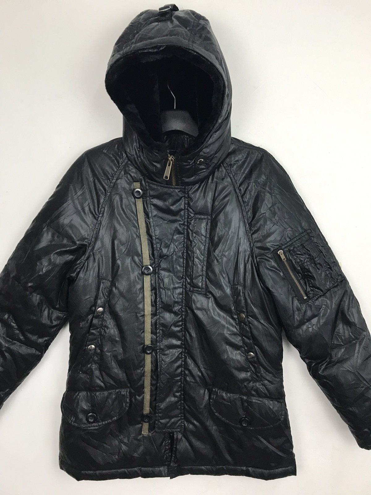 Japanese Brand × Takeo Kikuchi Takeo Kikuchi Bomber Padded Puffer Jacket Pockets Military Size US L / EU 52-54 / 3 - 2 Thumbnail