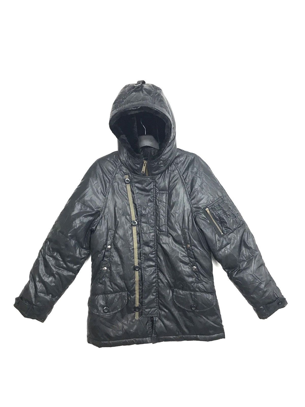 Japanese Brand × Takeo Kikuchi Takeo Kikuchi Bomber Padded Puffer Jacket Pockets Military Size US L / EU 52-54 / 3 - 1 Thumbnail