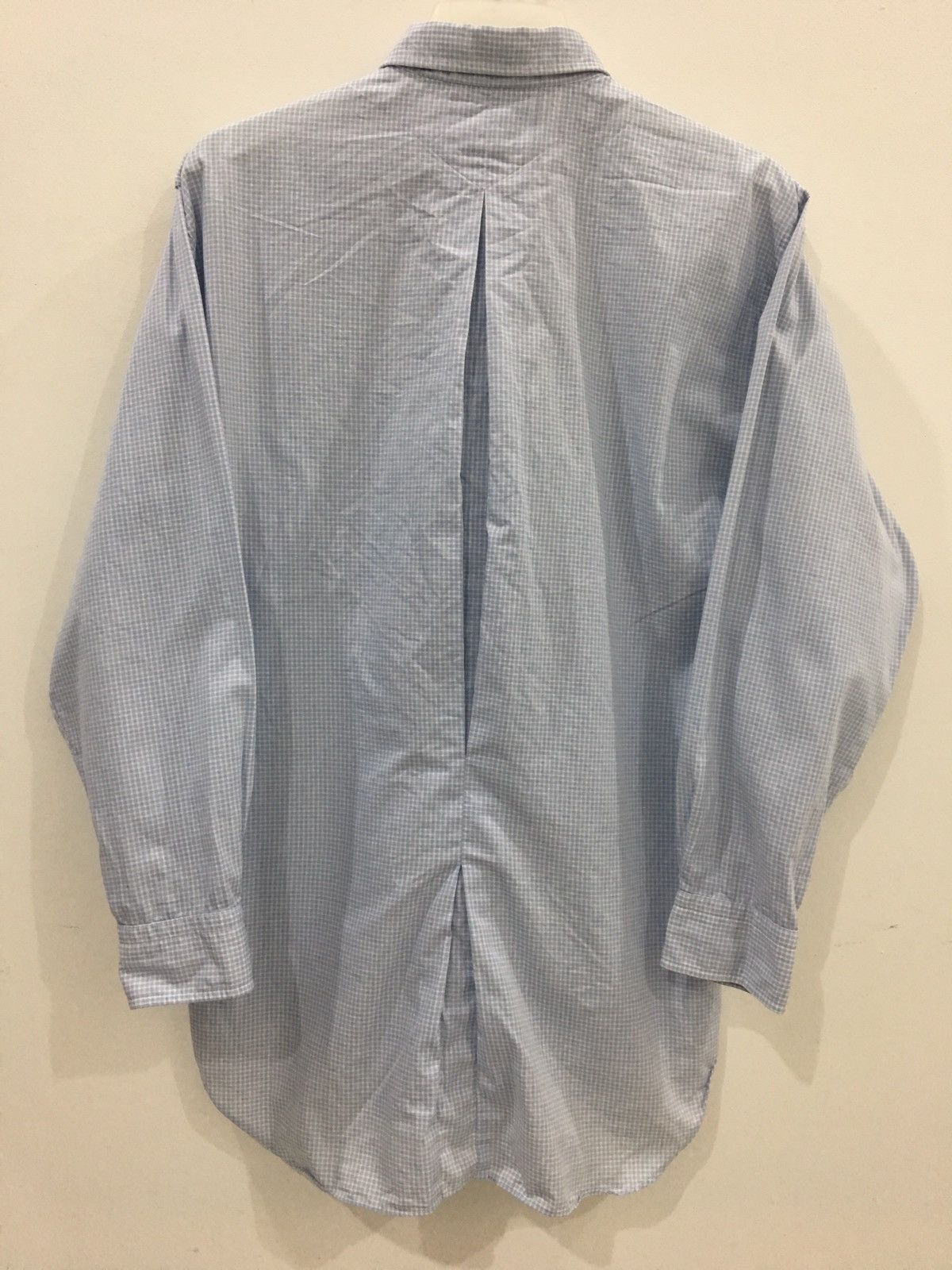 Issey Miyake ISSEY MIYAKE - PLAID CHECK LIGHT BLUE SHIRT Size US M / EU 48-50 / 2 - 6 Thumbnail