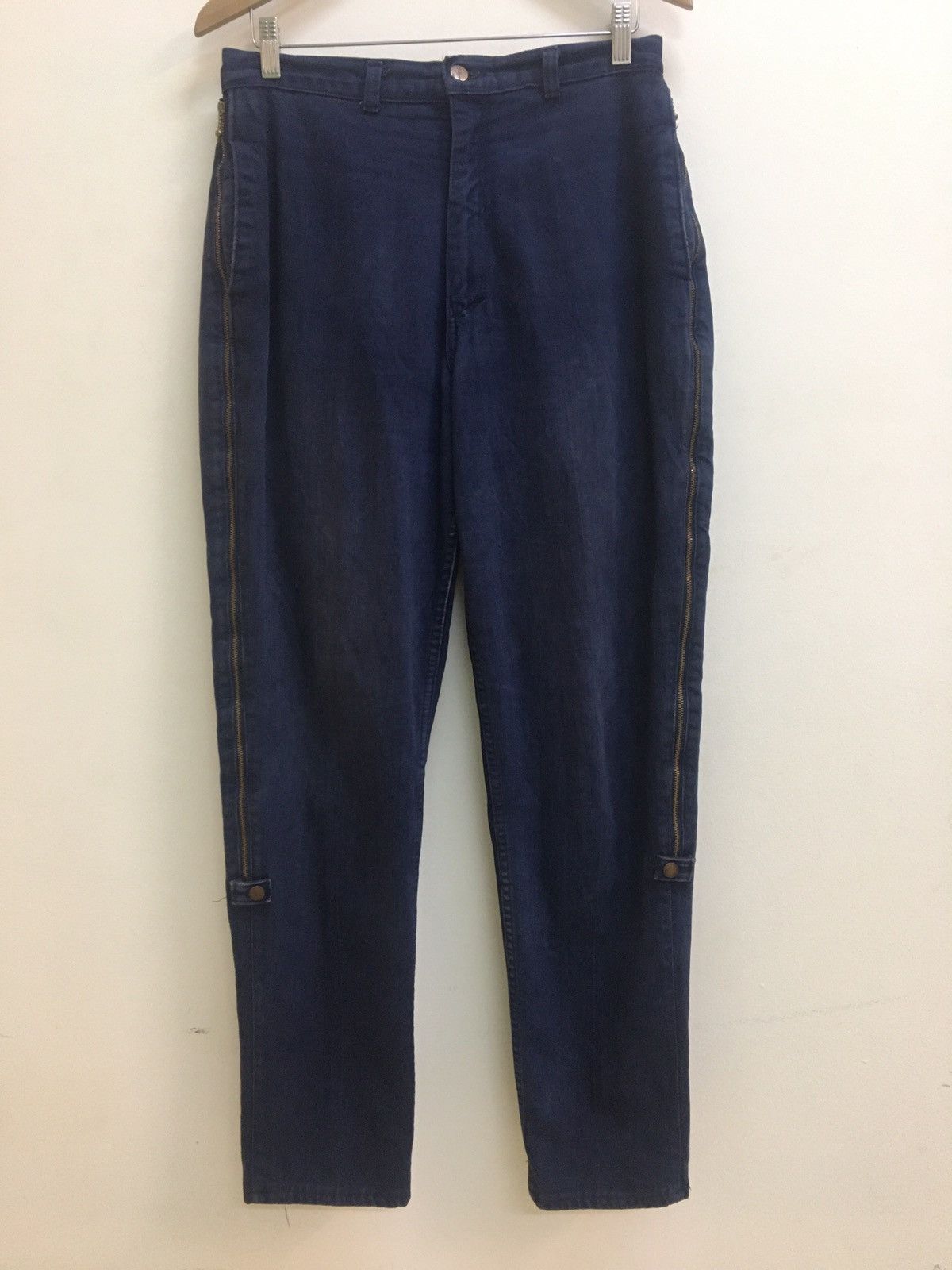 Designer × Ziggy Chen BAGGY FIT SIDE ZIPPER PANTS Size US 30 / EU 46 - 2 Thumbnail