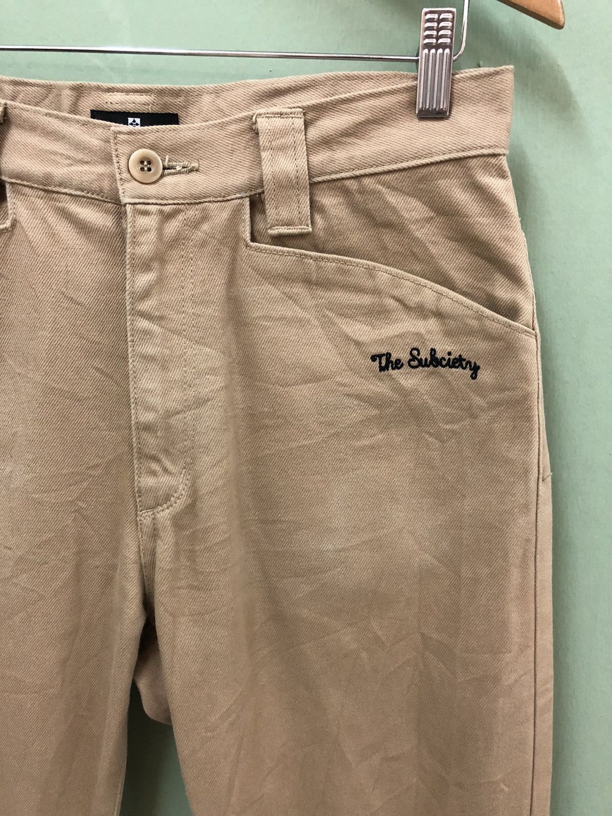 Hysteric Glamour SUBCIETY-REGULAR FIT JAPAN SKATE/STREETWEAR BIG LOGO PANTS Size US 31 - 9 Thumbnail
