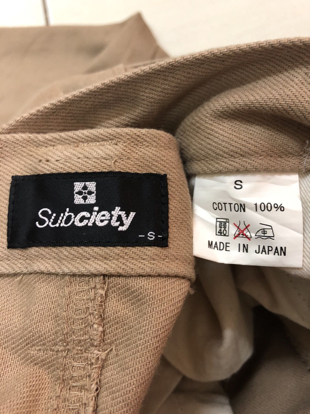 Hysteric Glamour SUBCIETY-REGULAR FIT JAPAN SKATE/STREETWEAR BIG LOGO PANTS Size US 31 - 11 Thumbnail