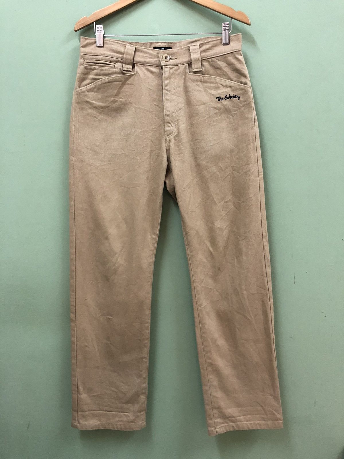 Hysteric Glamour SUBCIETY-REGULAR FIT JAPAN SKATE/STREETWEAR BIG LOGO PANTS Size US 31 - 6 Thumbnail