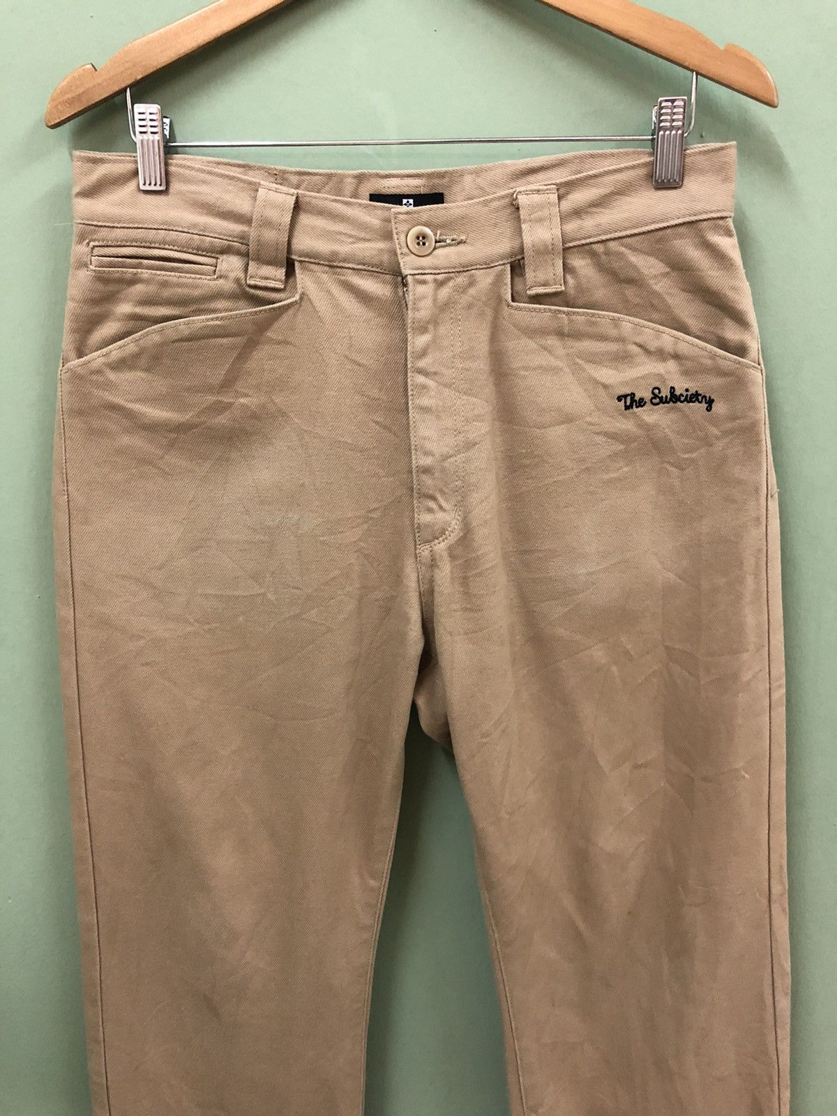 Hysteric Glamour SUBCIETY-REGULAR FIT JAPAN SKATE/STREETWEAR BIG LOGO PANTS Size US 31 - 7 Thumbnail