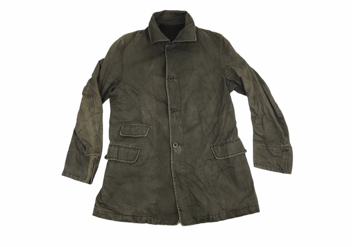 image of Workers Trans Continents Military Style Jacket Workwear Fashion in Dark Green, Men's (Size Medium)