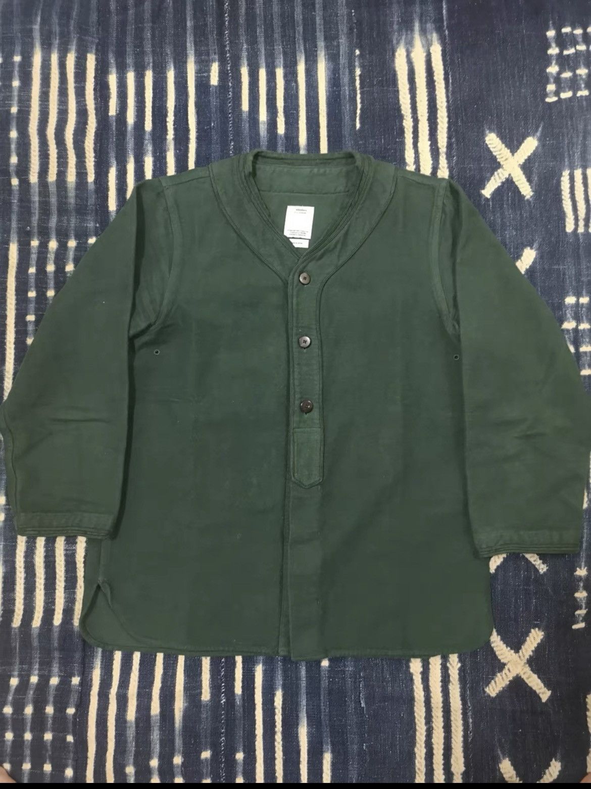 image of Visvim 17Aw Dugout Shirt L/s in Green, Men's (Size Small)