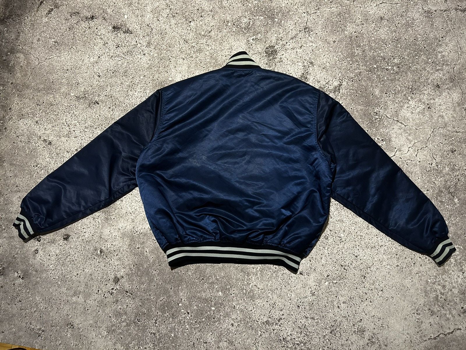 New York Yankees × Starter × Vintage Satin 80s/90s bomber starter jacket Size US XL / EU 56 / 4 - 4 Thumbnail