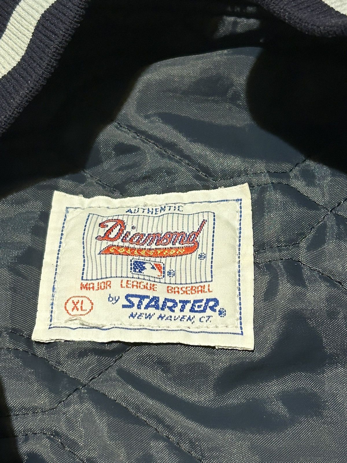 New York Yankees × Starter × Vintage Satin 80s/90s bomber starter jacket Size US XL / EU 56 / 4 - 5 Thumbnail