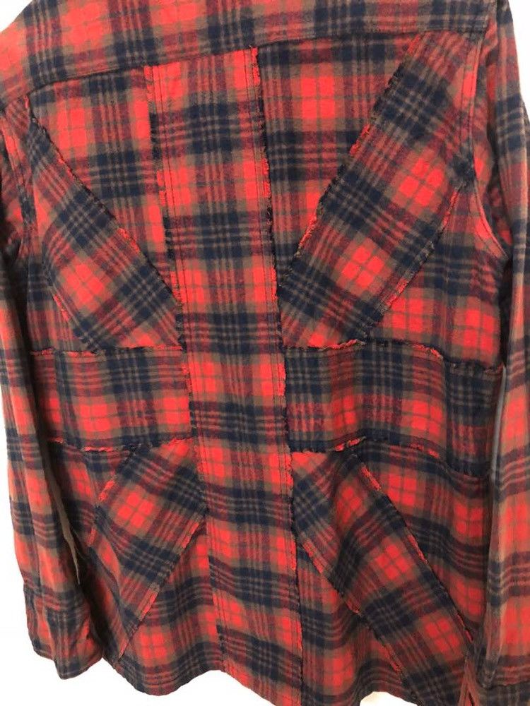 Paul Smith × Paul Smith Red Ear PLAID CHECK TARTAN SHIRT / UNION JACK PATTERN AT BACK Size US M / EU 48-50 / 2 - 7 Thumbnail