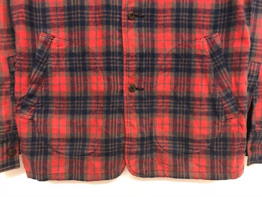 Paul Smith × Paul Smith Red Ear PLAID CHECK TARTAN SHIRT / UNION JACK PATTERN AT BACK Size US M / EU 48-50 / 2 - 4 Thumbnail