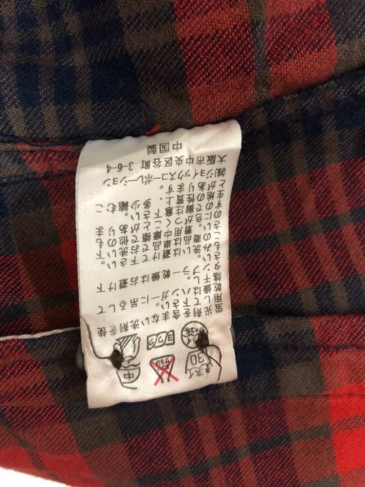 Paul Smith × Paul Smith Red Ear PLAID CHECK TARTAN SHIRT / UNION JACK PATTERN AT BACK Size US M / EU 48-50 / 2 - 11 Thumbnail