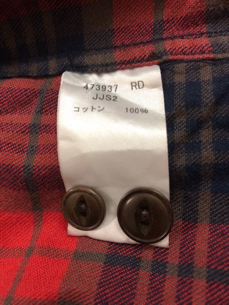 Paul Smith × Paul Smith Red Ear PLAID CHECK TARTAN SHIRT / UNION JACK PATTERN AT BACK Size US M / EU 48-50 / 2 - 10 Thumbnail