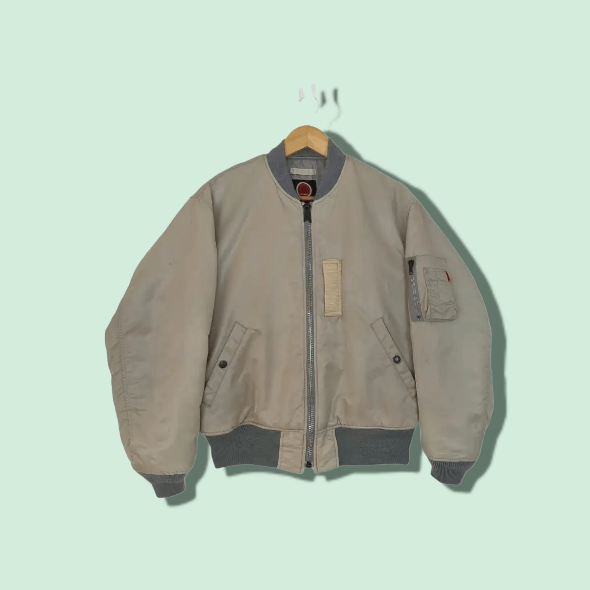 Japanese Brand Vintage 90's LUCKY STRIKE Racing Flight Bomber Jacket Size US M / EU 48-50 / 2 - 2 Thumbnail