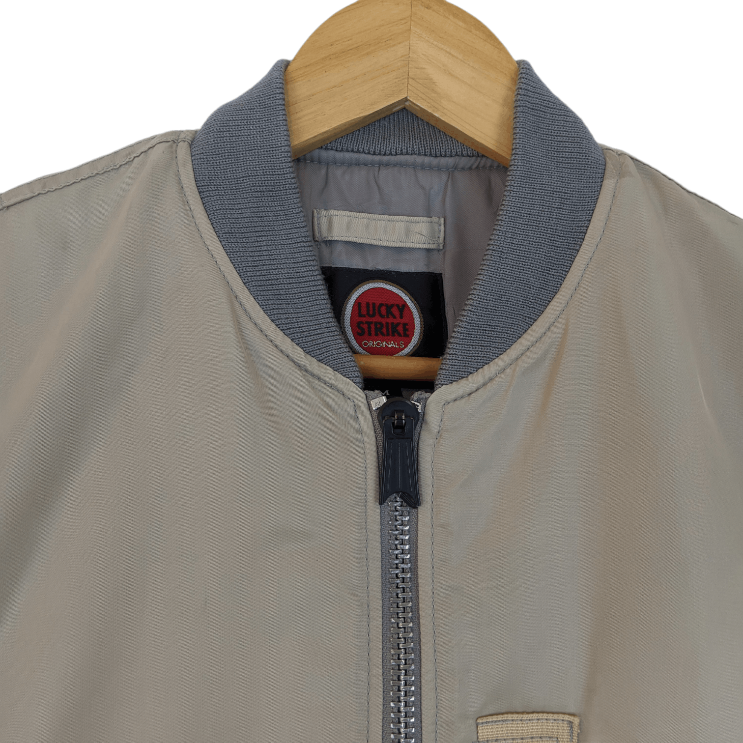Japanese Brand Vintage 90's LUCKY STRIKE Racing Flight Bomber Jacket Size US M / EU 48-50 / 2 - 4 Thumbnail