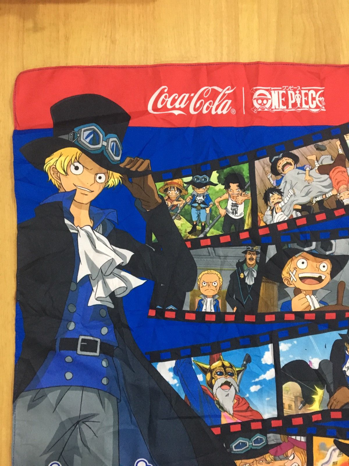 Anime ONE PIECE x COCA COLA BANDANA SIZE 23 x 23 INCHES Size ONE SIZE - 1 Thumbnail