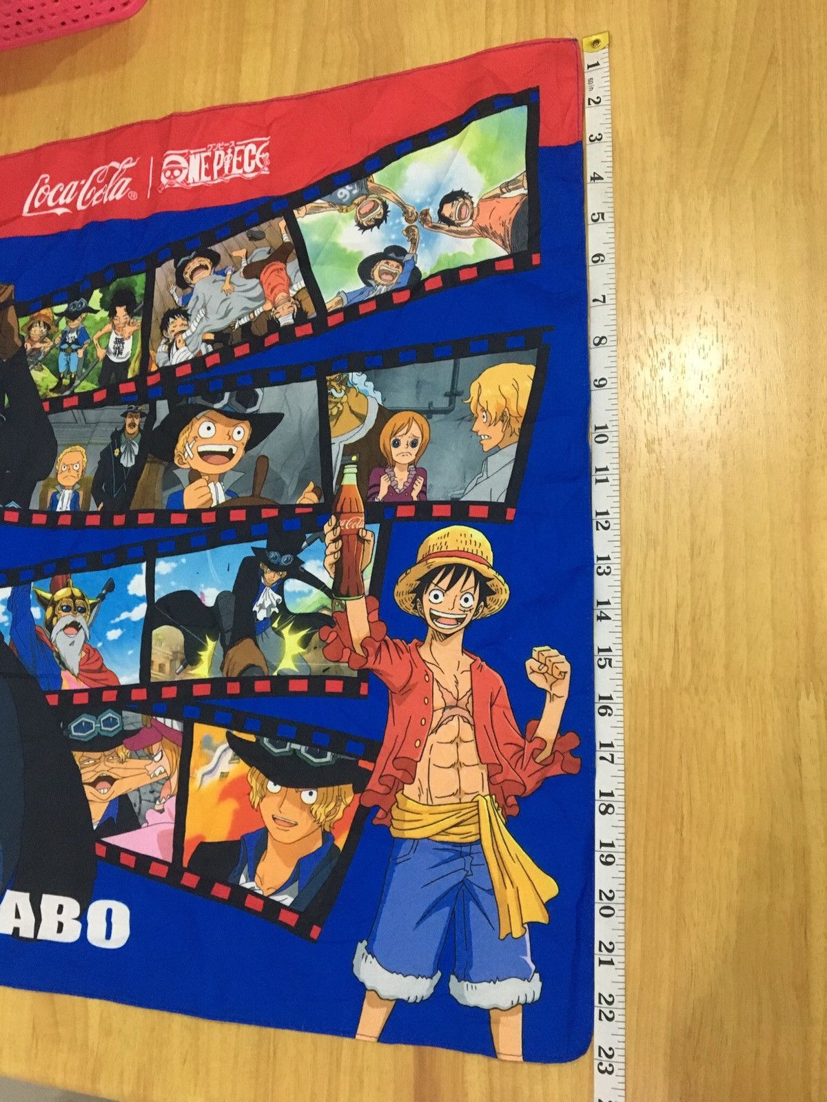 Anime ONE PIECE x COCA COLA BANDANA SIZE 23 x 23 INCHES Size ONE SIZE - 5 Thumbnail